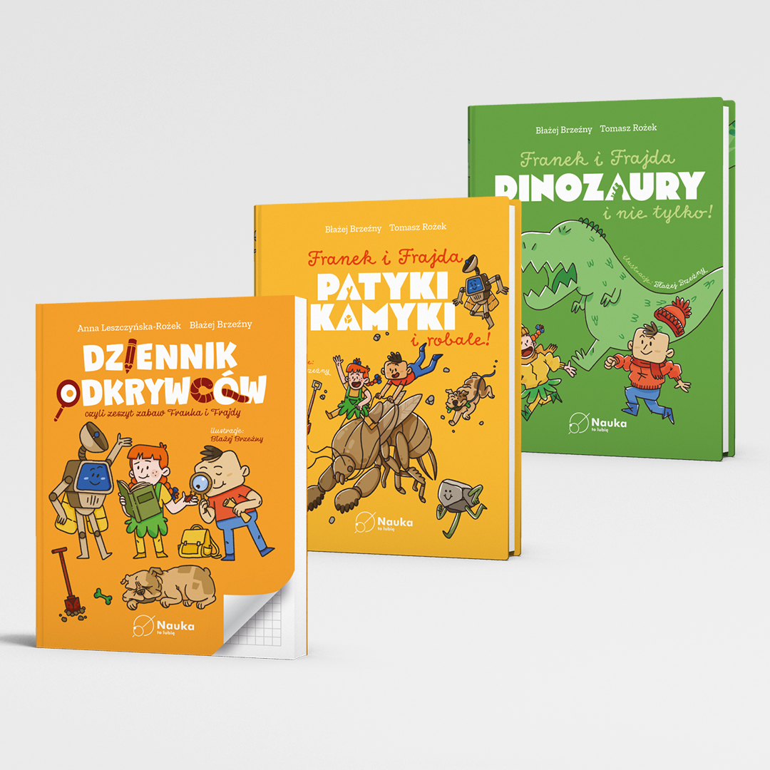 Franek i Frajda Mega Zestaw | zestaw | wszystkie dostępne drukowane publikacje